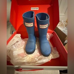 Hunter Little Kids Original Rain Boots ( navy)